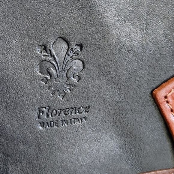 Florencia MADE IN ITALY Small Leather Handbag Black, Burgundy ,Brown and… - Picture 9 of 17